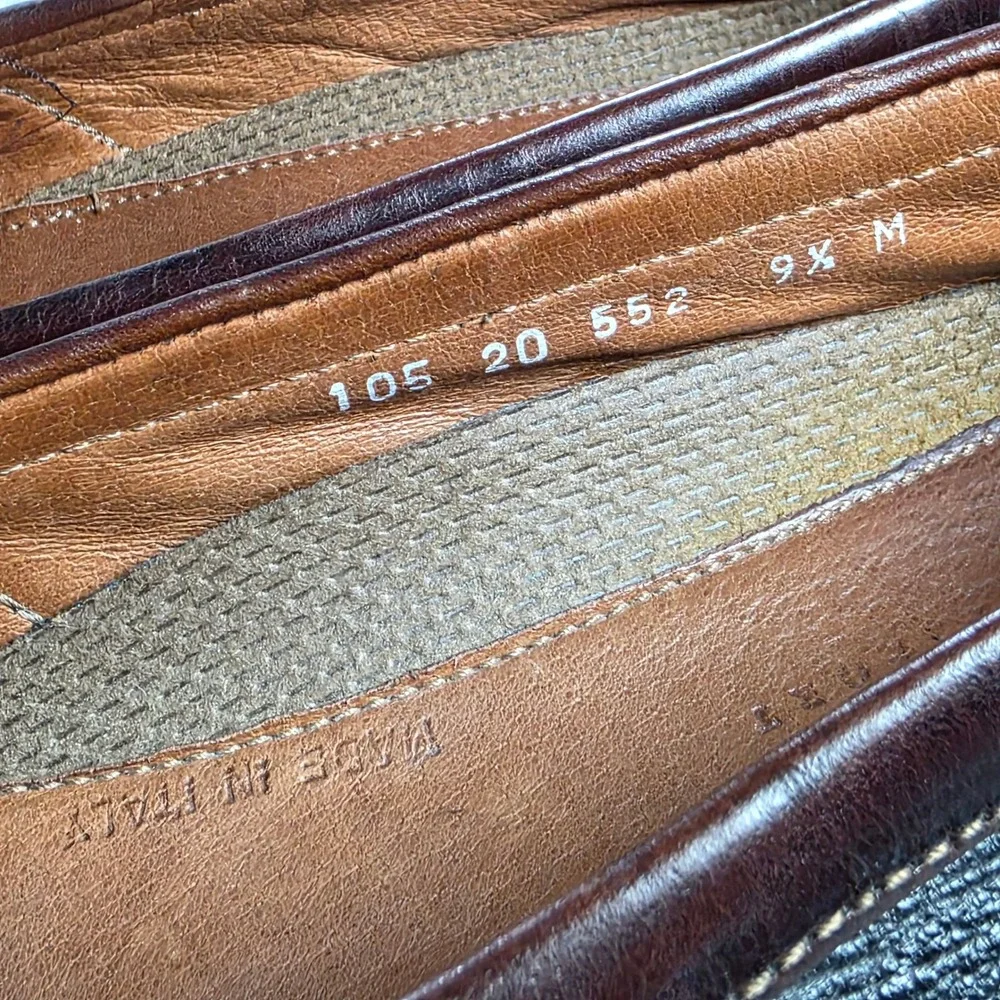 Johnston & Murphy Aragon II Kiltie Tassel Loafers 9.5 M Black Mahogany 20-552